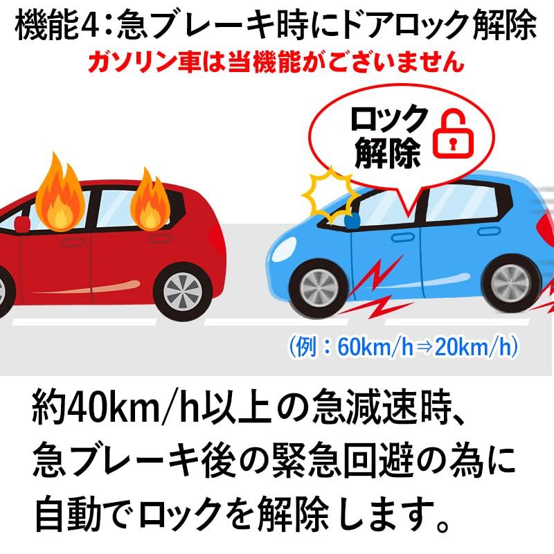 Комплект автоматической блокировки дверей для Corolla Cross октябрь 2023 и связанный со скоростью ZVG13/ZVG16/MXGA10/MXGH15 (Год модели позже)