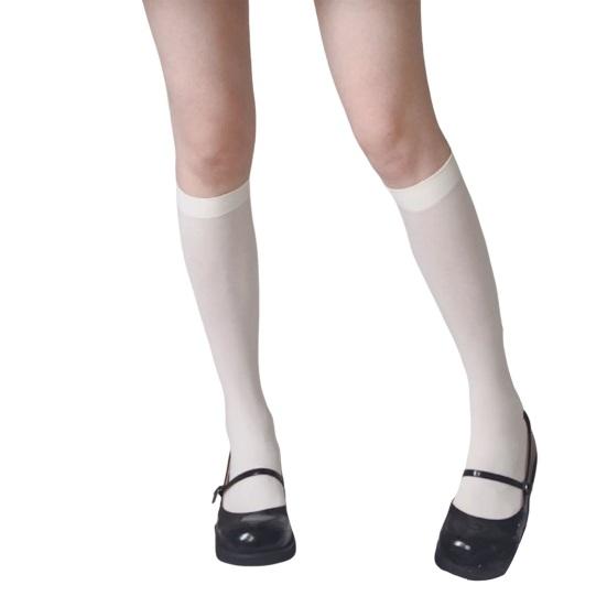 Гольфы для девочек, носки для школьной формы, бесшовные длинные носки, дышащие тонкие носки-слаучи