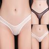 Женские трусики-брифы See though Sexy Sheer Silky Solid Color