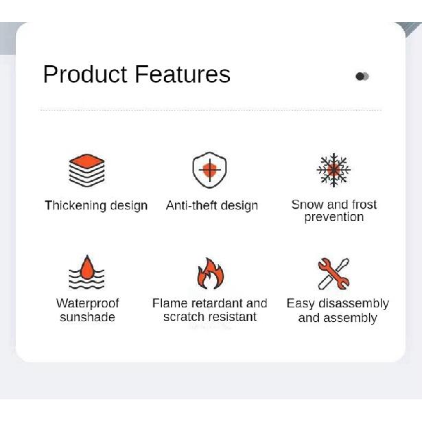 Чехол-тент от солнца на лобовое стекло автомобиля, защита от снега и солнца, водонепроницаемый защитный чехол для автомобиля, магнитный чехол, чехол на переднее лобовое стекло автомобиля, солнцезащитные чехлы на лобовое стекло 1