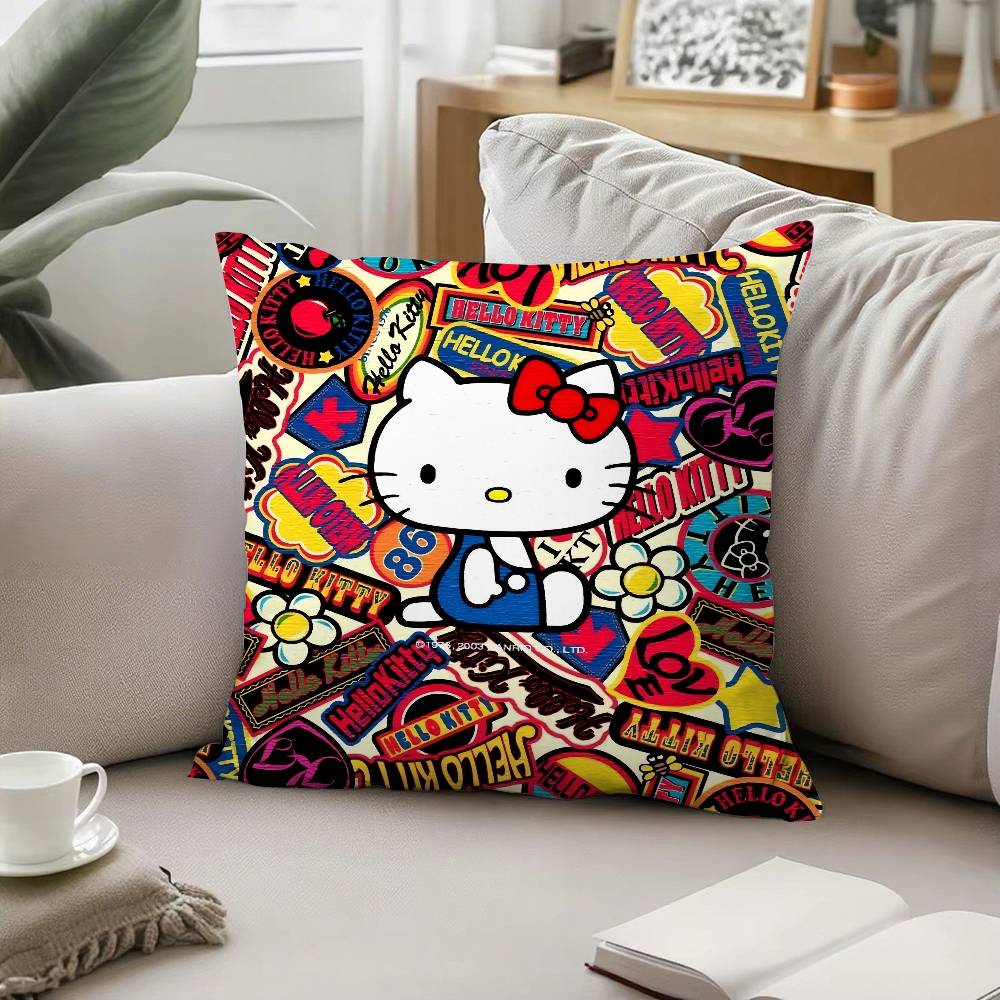 HelloS-K-Kitty Наволочка С Рисунком Наволочка Для Гостиной Подушки На Диван И Декора Спальни