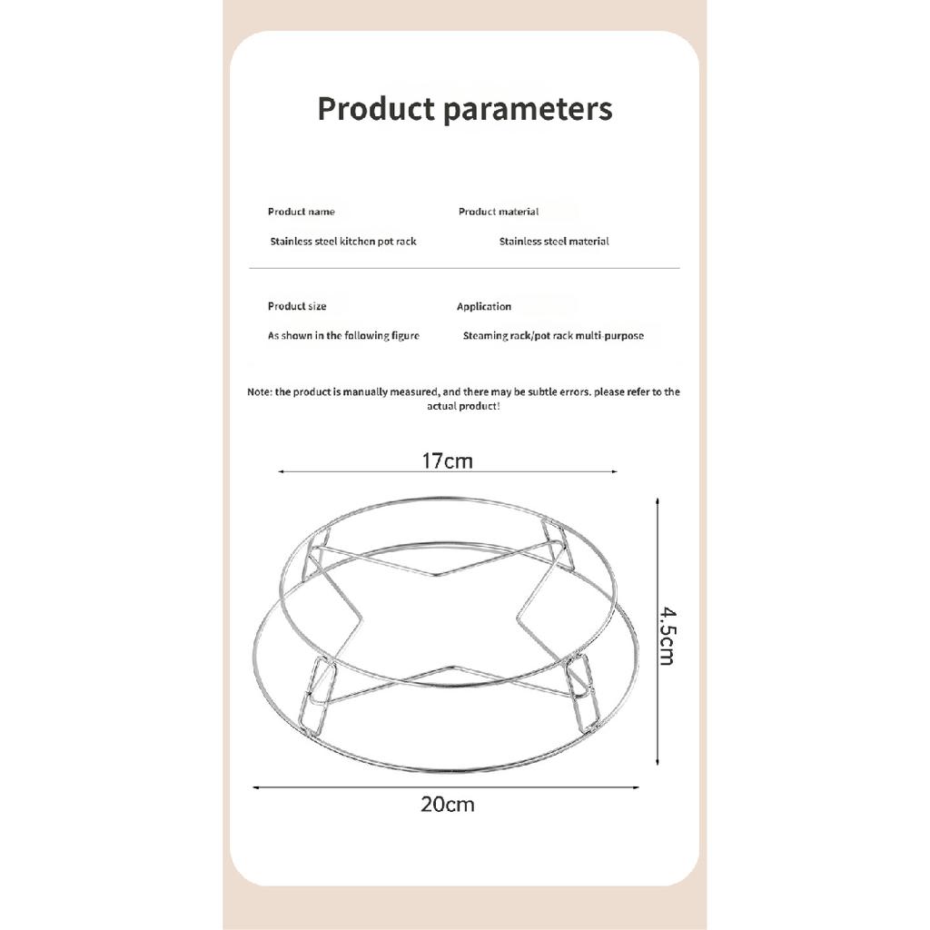 Нержавеющая сталь Настольная подставка для кастрюль Защита от ожогов Теплоизоляционная подставка для кастрюль