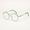 Маленькая оправа простые очки-артефакты оправа круглая академический стиль литературный цвет плоские очки женские металлические очки мужские