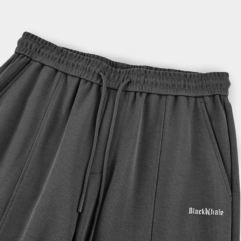 Мужские прямые повседневные спортивные штаны HLA Black Whale