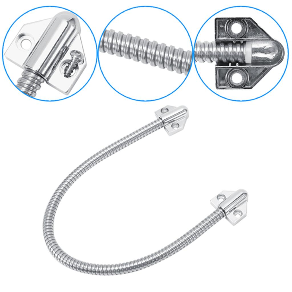 1Pc 40cm Long Door Loop With Triangle Ends For Exposed Mortise Mounting Protect Wire Cable