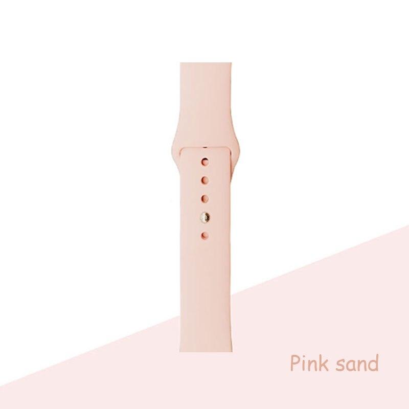 Силиконовый ремешок для браслета Apple Watch 44 мм 40 мм 38 мм 42 мм ремешок для часов Apple Watch Band Correa для Iwatch Series7 6 Se 5 4 3