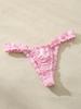 Women's European & American High-Elastic Lace Thongs - Sexy, Fun, Frilly T-Back Panties