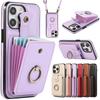 Crossbody Lanyard Wallet Multi Card Slot Flip Leather Case for iPhone 15 14Plus 13 12 11 Pro Max XSMax for Samsung S23 S22 S21Ultra Plus S21FE A14 A54