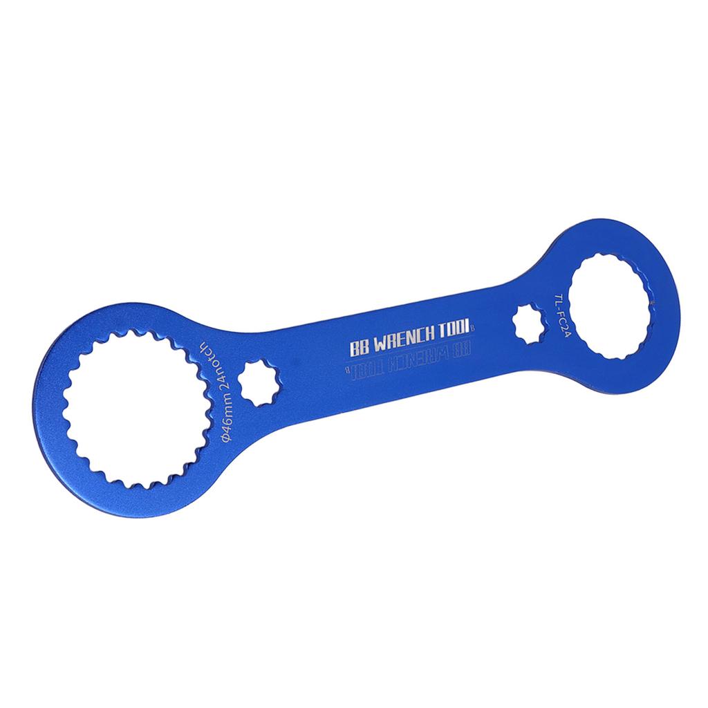 Bicycle Front Fork Wrench Integrated Hollow Aluminium Alloy Disassembly Spanner for Road Bike