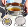 Двойное сито Пчеловодческая сетка Фильтр для примесей Садовые принадлежности Фильтр для меда Пластиковый/стальной инструмент для пчеловодства