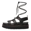 Dr. Martens Nartilla Athena Кожаные гладиаторские сандалии Черные женские кроссовки 31617001
