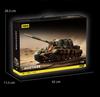 12GO Military JAGDTIGER Tank Model Building Block 97060 Main Battle Tank Vehicle DIY Assembly Bricks Toy for Boys Adult Gifts