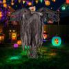 Hangable Halloween Skeleton Ghost With Glowing Eyes Scene Courtyard Decoration Luminous Electric Induction For Theme Parties