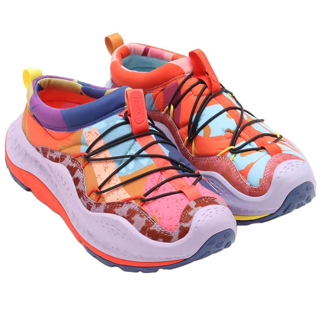 HOKA One One Studio Proba X Ora Primo Versatile Comfortable Durable Low-Top Lifestyle Casual Shoes Unisex Sneaker Orange 1174370-VGG