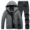 Outdoor Men's Jacket And Pants Suit Men's And Women's Spring And Autumn Thin Jacket Outerwear Sports Hiking Mountaineering Suit