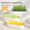 1pc Hydroponic Cat Grass Box Cat Treats Catnip Hydroponic Soilless Planting Cat Grass Pot Set for Easy Growth