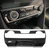 Carbon Fiber Look Center Console A/C Switch Cover Trim For Honda Civic 2016-2021
