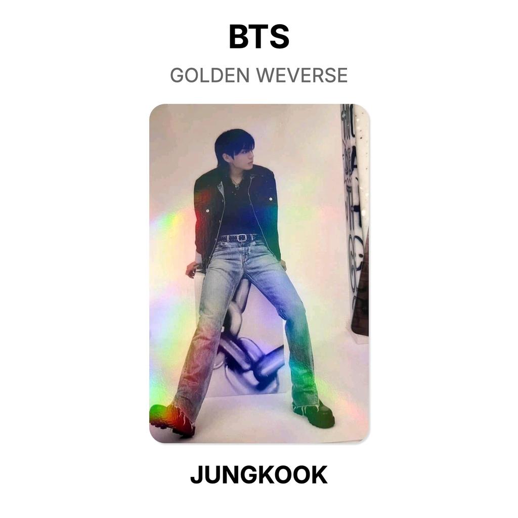 BTS Официальная фотокарточка GOLDEN WEVERSE