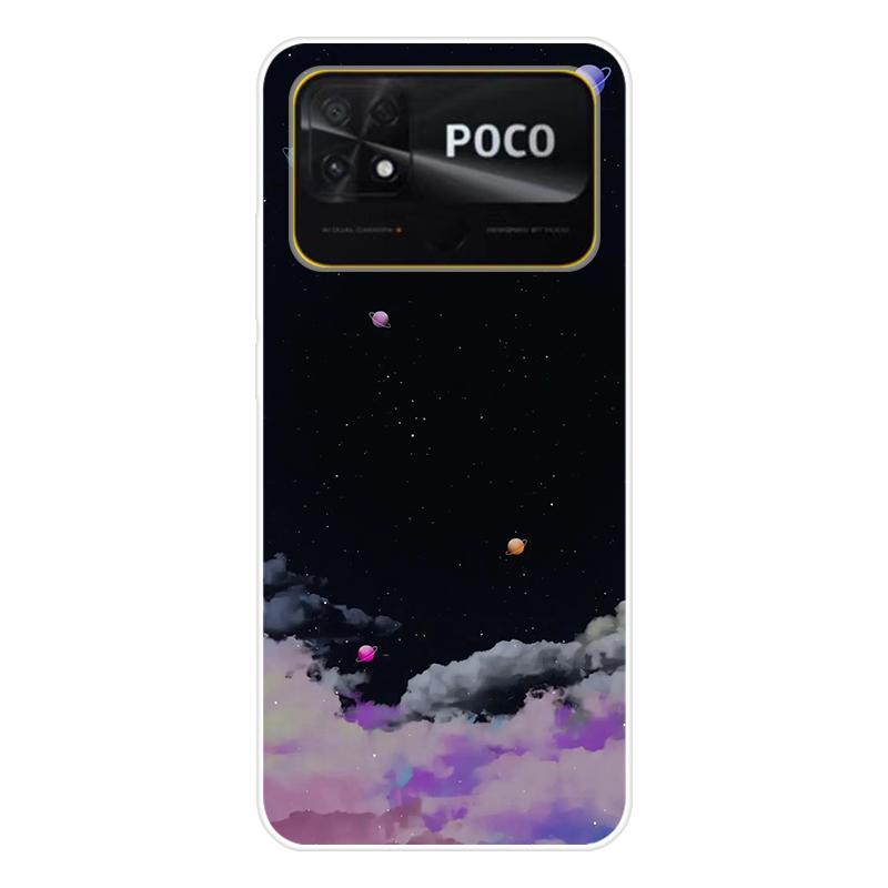 Для Xiaomi Poco C40 C 40 Чехол Мягкая силиконовая задняя крышка Мультяшный чехол для телефона Разнообразие