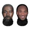3D Seamless Mask Realistic Face Masks Funny Face Printed Head Scarf Cosplay Role Play Prop Dress Up Facemask Balaclava Headgear