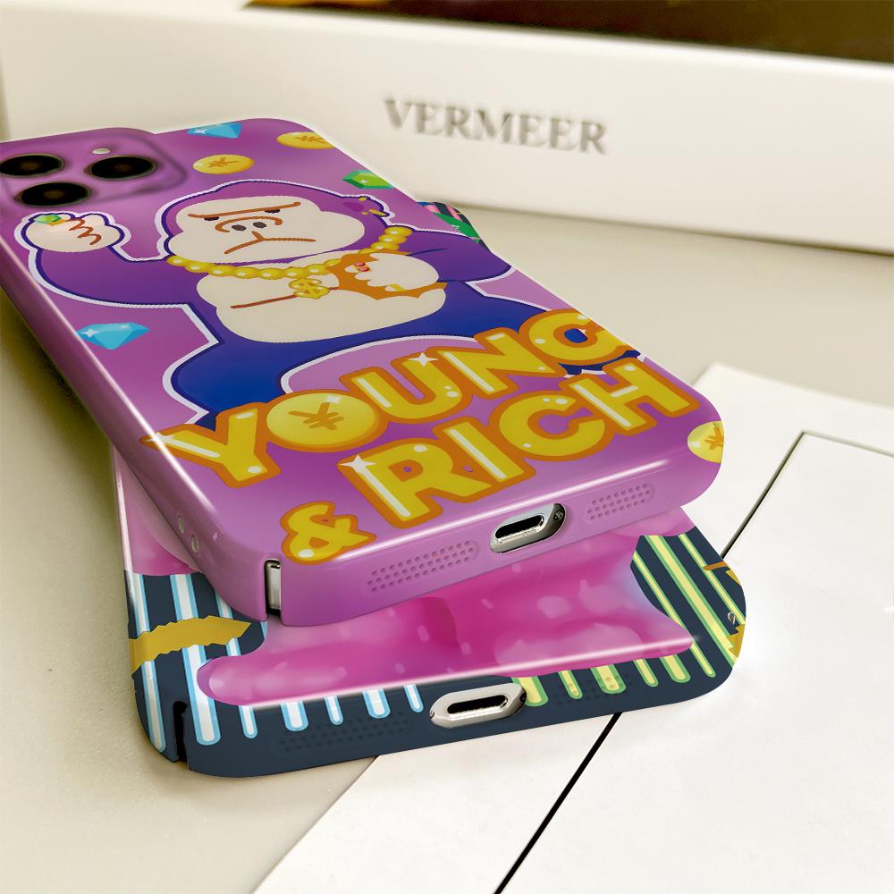 All-inclusive Film Phone Case Cartoon Fashion Design Hard Shell Full Cover Camera Protection Case for iPhone Samsung Xiaomi Poco Redmi