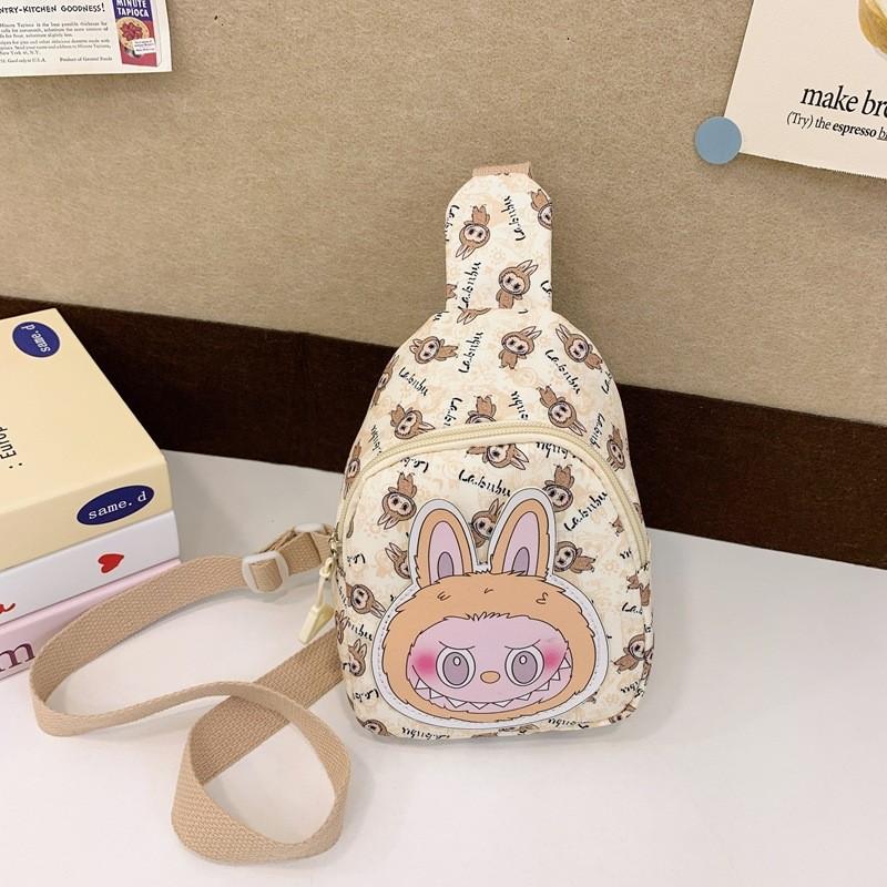 Single Pattern Printed Shoulder Crossbody Chest Bag Fashion Gift Kids