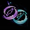 AABHD1 For Chevrolet Cruze Spark Aveo Captiva Trax Sail Orlando Sonic Corvette Silverado LED Car Water Coaster Light Drinks Holder Mat