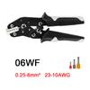 Клещи для обжима с храповым механизмом SN-06WF Клещи для обжима наконечников холодного сжатия европейского типа с игольчатым наконечником