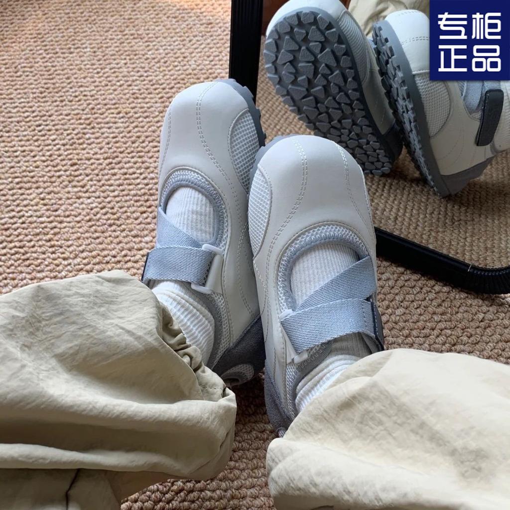 Summer New Puff Single Shoes Velcro Mary Jane Shoes Flat-bottomed Fashion Versatile Casual Board Shoes Children