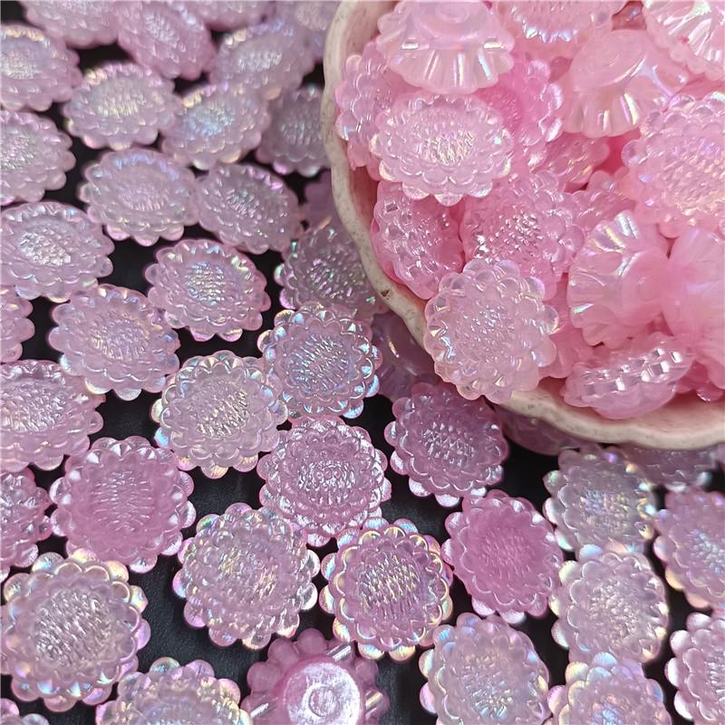 20 шт. свободные бусины с двойным отверстием AB цвета, подвески, бусины подсолнечника для изготовления ювелирных изделий, сделай сам, материал для изготовления бисера ручной работы