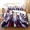 : Bungo Stray Dogs Bedding Set Cartoon Duvet Cover And Pillowcases Queen Full Size Kids Gift Decor Home Bedclothes