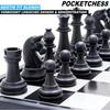 POCKETCHESS Travel Chess Chess Chessboard Magnetic Foldable