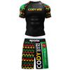 Спортивная одежда для фитнеса Рашгард MMA Бокс No Gi Джиу-джитсу Футболка+Шорты 4 шт./Комплекты Рашгард Мужской BJJ Муай Тай Облегающая одежда