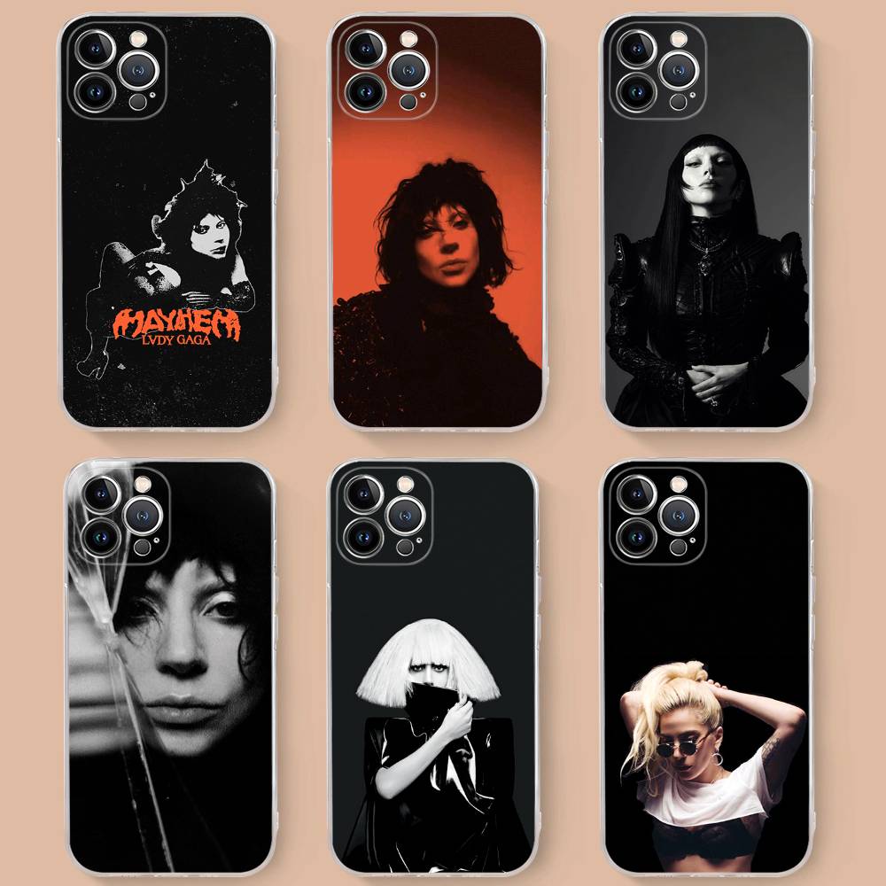 Singer L-Lady Gaga Mayhem Case for iphone 17 16 15 pro max 11 12 13 14 Pro Plus Phone Cover