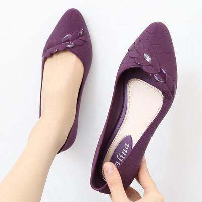 Босоножки Baotou на массивном каблуке, универсальные, с низким вырезом, желейные - женские летние туфли на среднем каблуке, мягкие, нескользящие