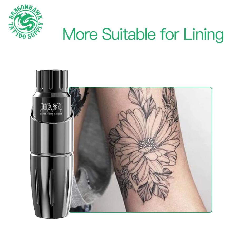 Комплект роторной тату-машины Mast Tour для татуировки с мини-ЖК-блоком питания для набора картриджей для макияжа для начинающих