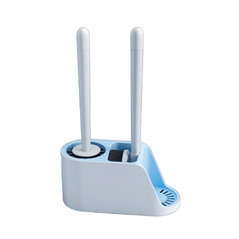 Toilet Brush Set Space saving Solution Quick Drying Toilet Bowl Brush & Holder for Efficient Bathroom Maintenance
