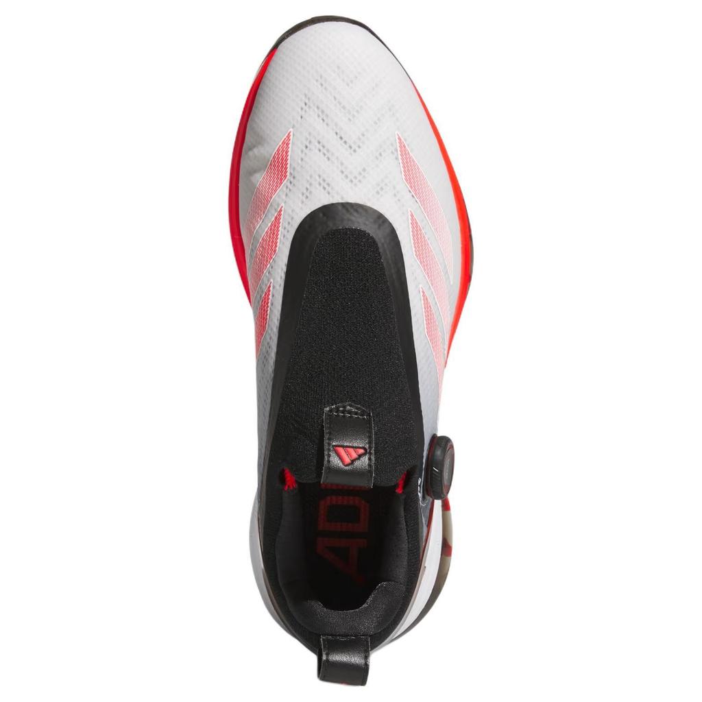 Adidas Adizero ZG BOA Spikeless Golf White Lucid Red Мужские кроссовки Cloud-White Core-Black IH9896