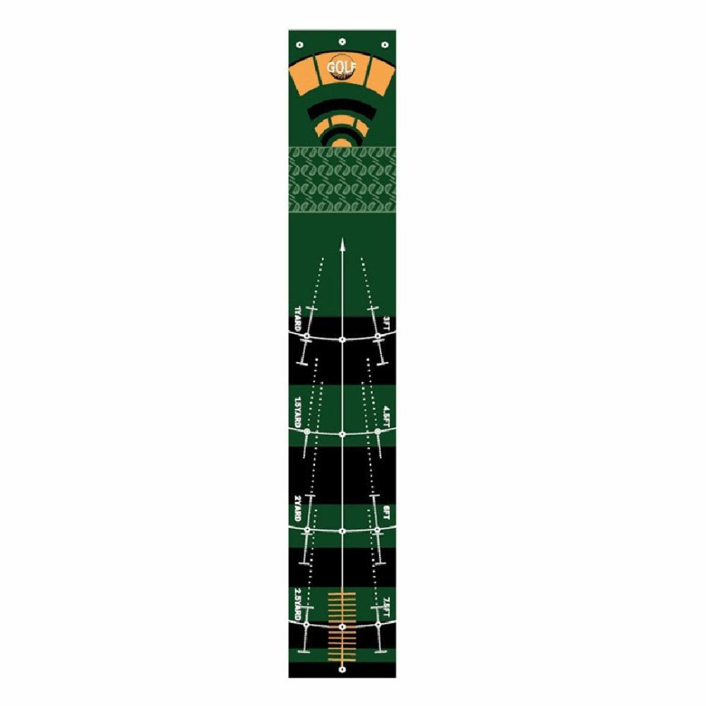 Foldable Golf Putting Practice Mat Anti-Slip Golf Putting Green Blanket Golf Hitting Mat Adults