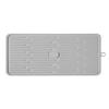 Drain Pad Easy To Clean Hanging Hole Anti-scalding Silicone Tableware Drying Mat Faucet Drip Protection Pad Kitchen Gadget