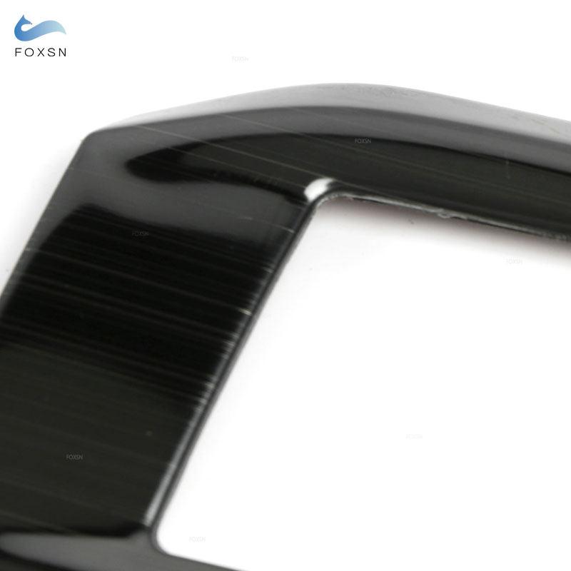 Для VW Polo автомобильный центр управления кондиционером на выходе вентиляционная рамка крышка накладка наклейка нержавеющая сталь черный