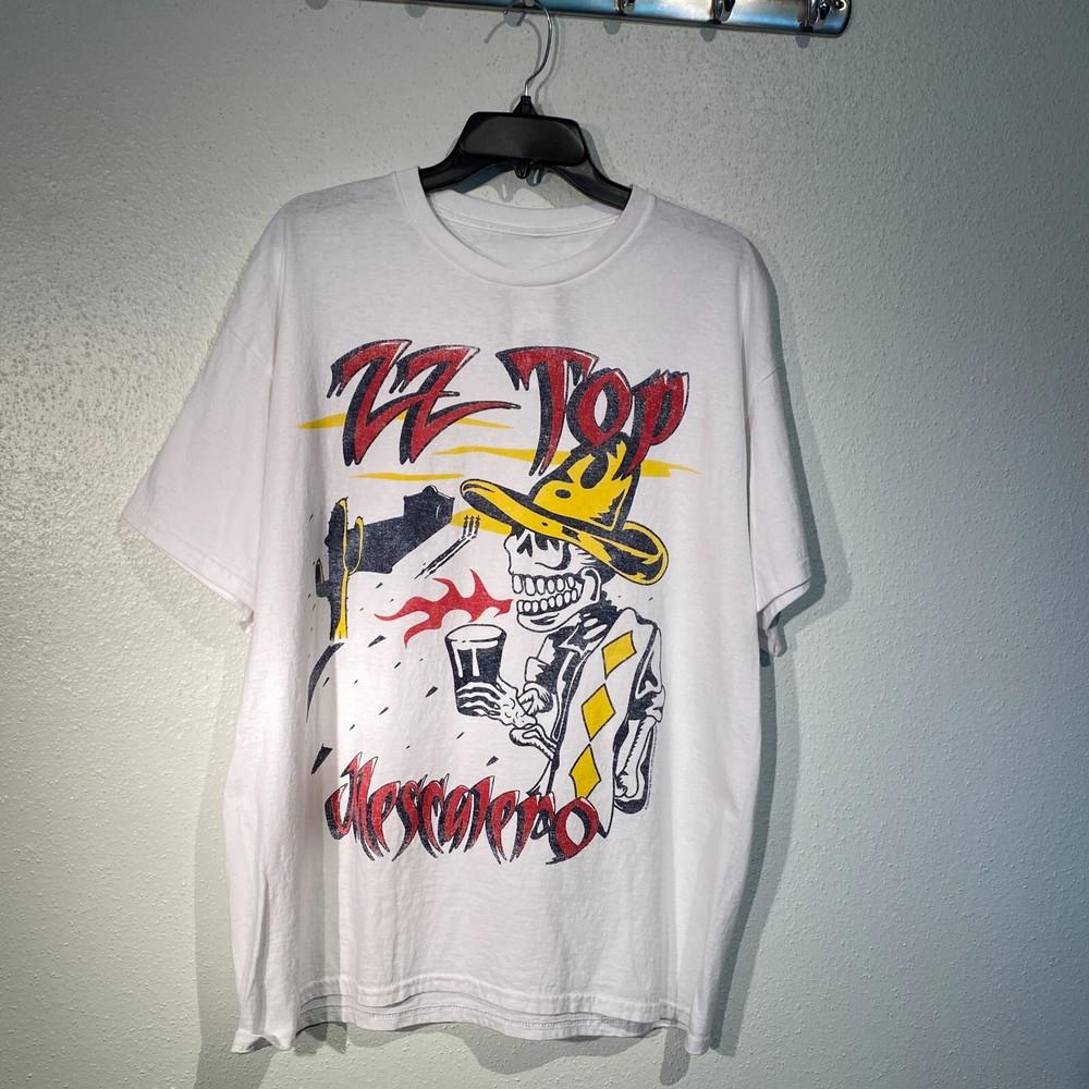 Винтажная футболка ZZ Top Альбом Mescalero Унисекс S-5XL SN063 Унисекс футболка
