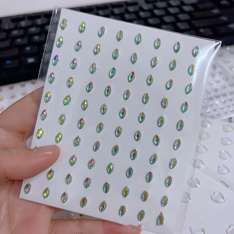 1 шт. одноразовые татуировки наклейки для лица ювелирные изделия Цвет Кристалл Алмаз DIY глаза лицо тело водостойкие украшения для макияжа стразы