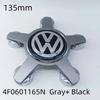 DKRSE1 For VW Volkswagen Jetta MK5 Golf 4pcs 135mm Volkswagen Golf Polo Car Wheel Center Caps 5Pins Rim Hub Cover Hubcap Logo Badge Emb