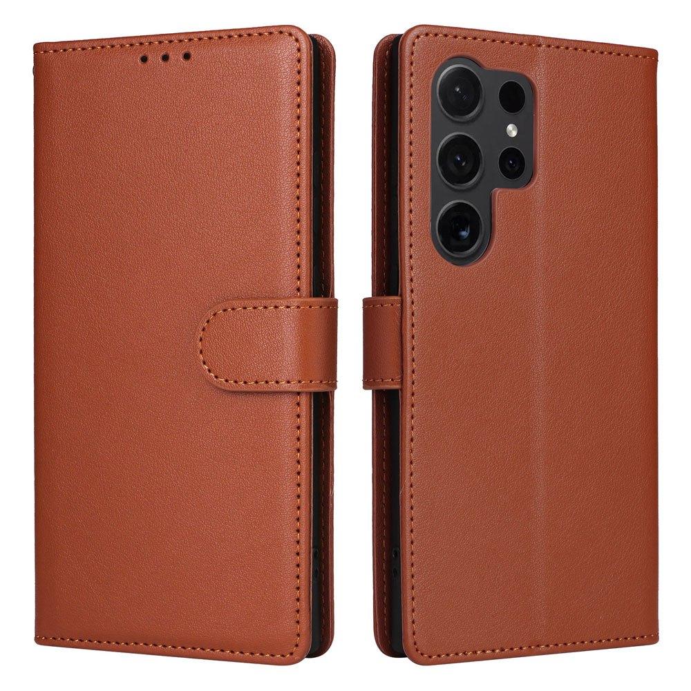 Для Samsung Galaxy S24 Ultra S23 FE S22 S21 Plus A05 A05S S24Ultra S23FE S20FE флип-кошелек из искусственной кожи мягкий силиконовый бампер противоударный Supreme Cover