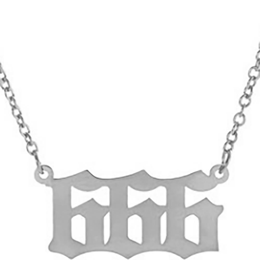 Трендовое европейское ожерелье с уникальным цифровым дизайном, элегантный простой модный аксессуар для женщин