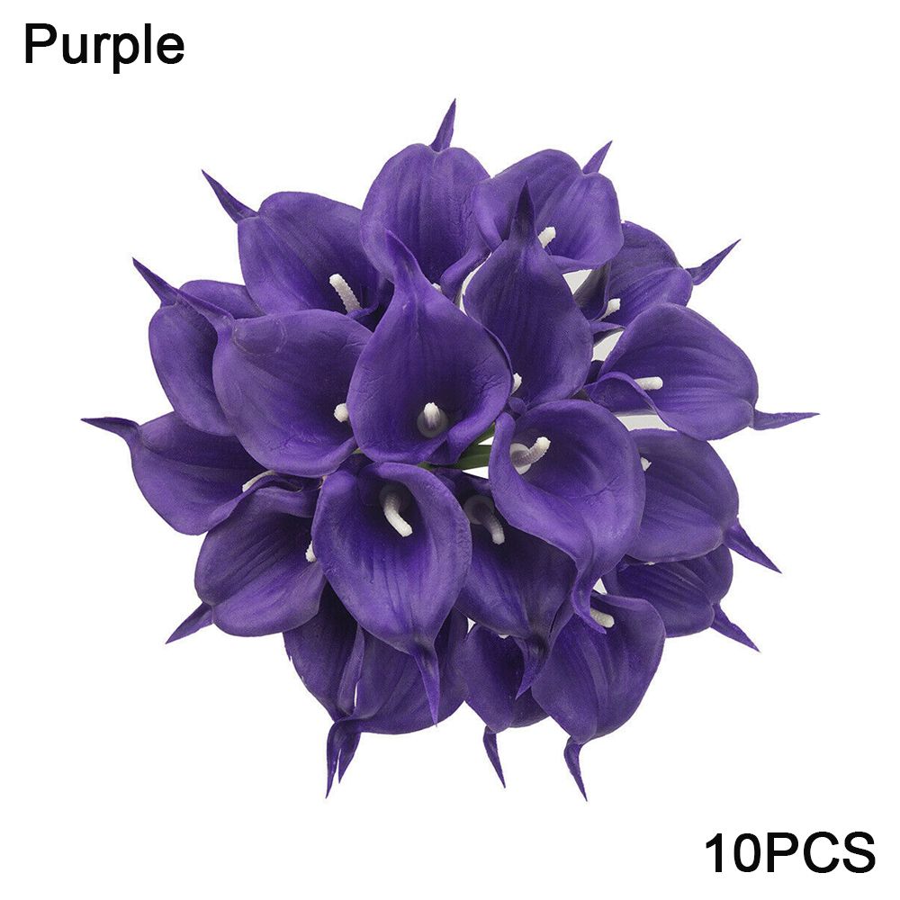 10шт декор стола PU искусство калла лилия искусственный цветок поддельный букет растений