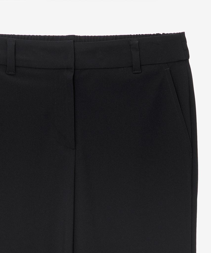 MIND BRIDGE WOMEN [W] Slim Tapered Tricot Banding Slacks