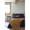 "Gaïa" Fringed Blanket All Sizes "Cotton Gauze" - Gaïa Camel - 180 X 220 Cm