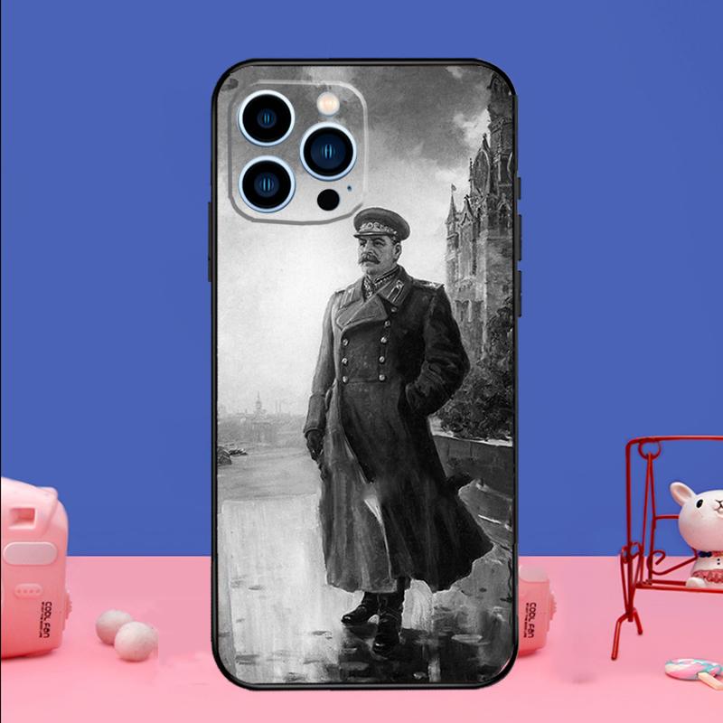 Russian Commander Stalin Phone Case For iPhone 17 Air 16 15 14 11 12 13 Pro Max 13 mini 15 16 Plus 16e Bumper Cover
